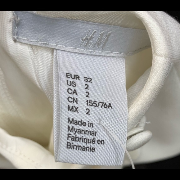 Black and white H&M color block dress - Picture 3 of 7